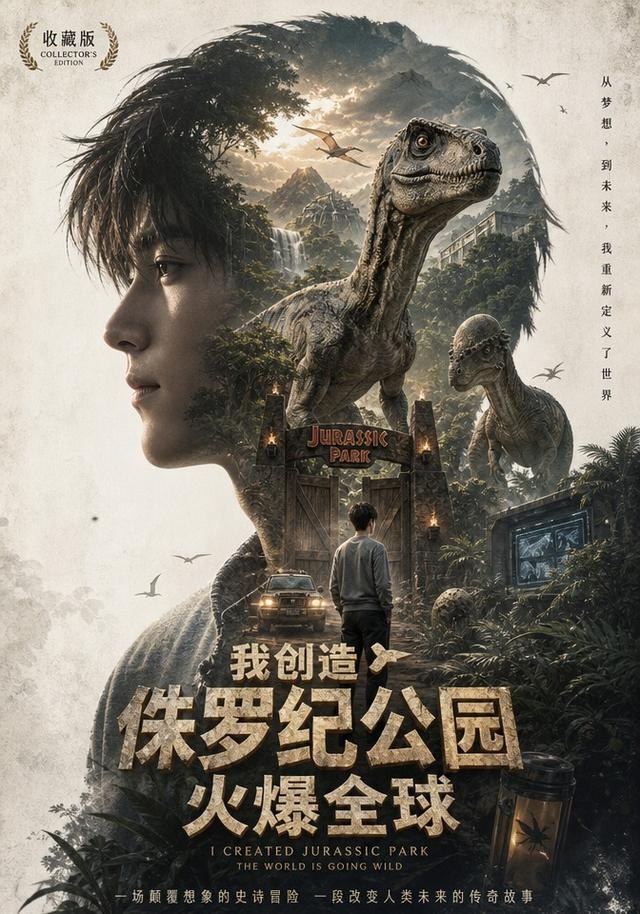 我创造侏罗纪公园，火爆全球