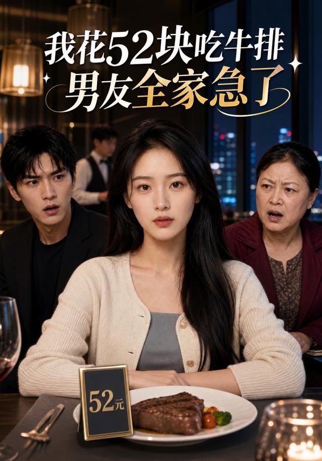 我花52块吃牛排，男友全家急了