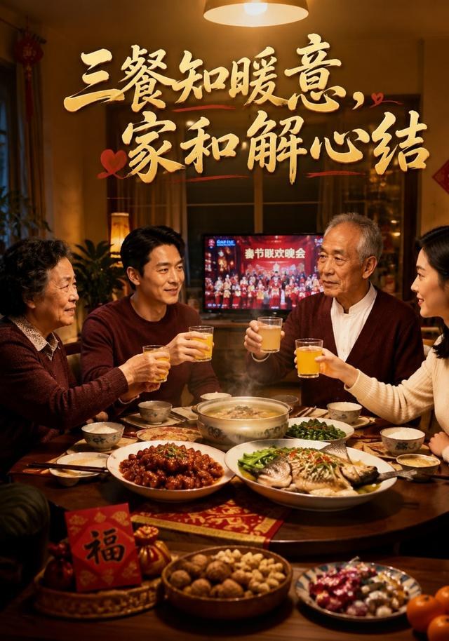 三餐知暖意，家和解心结