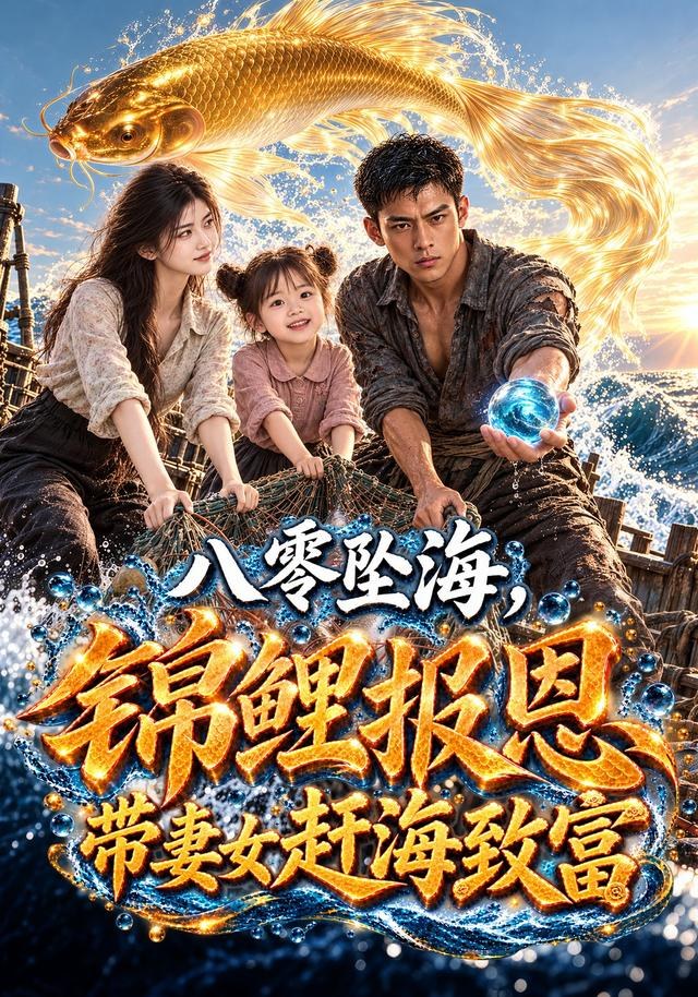 八零坠海，锦鲤报恩带妻女赶海致富