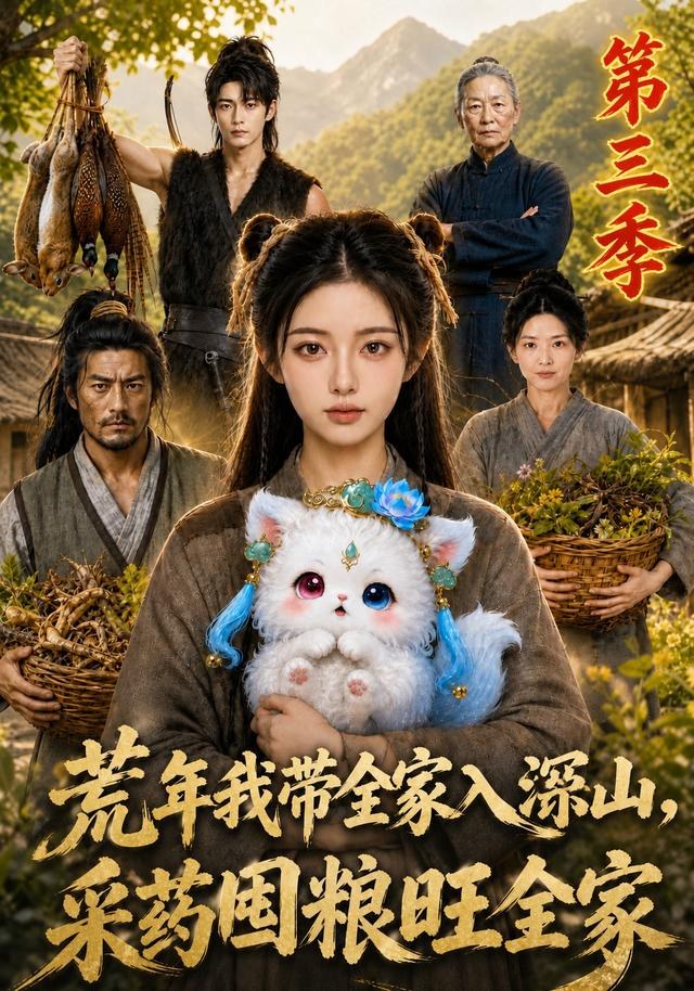 荒年我带全家入深山，采药囤粮旺全家第三季