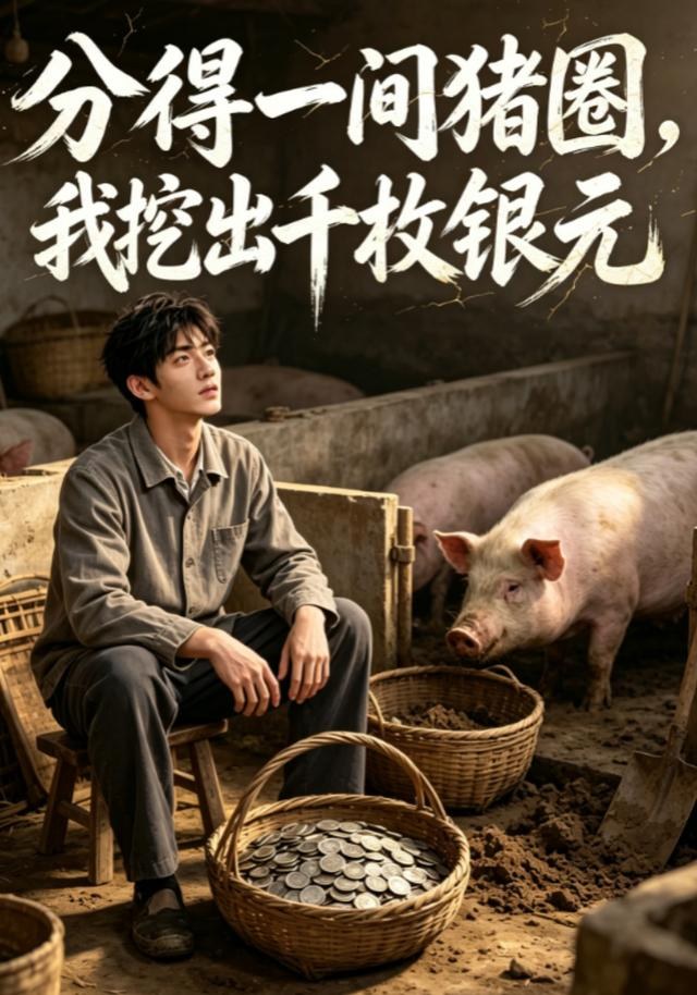 分得一间猪圈，我挖出千枚银元