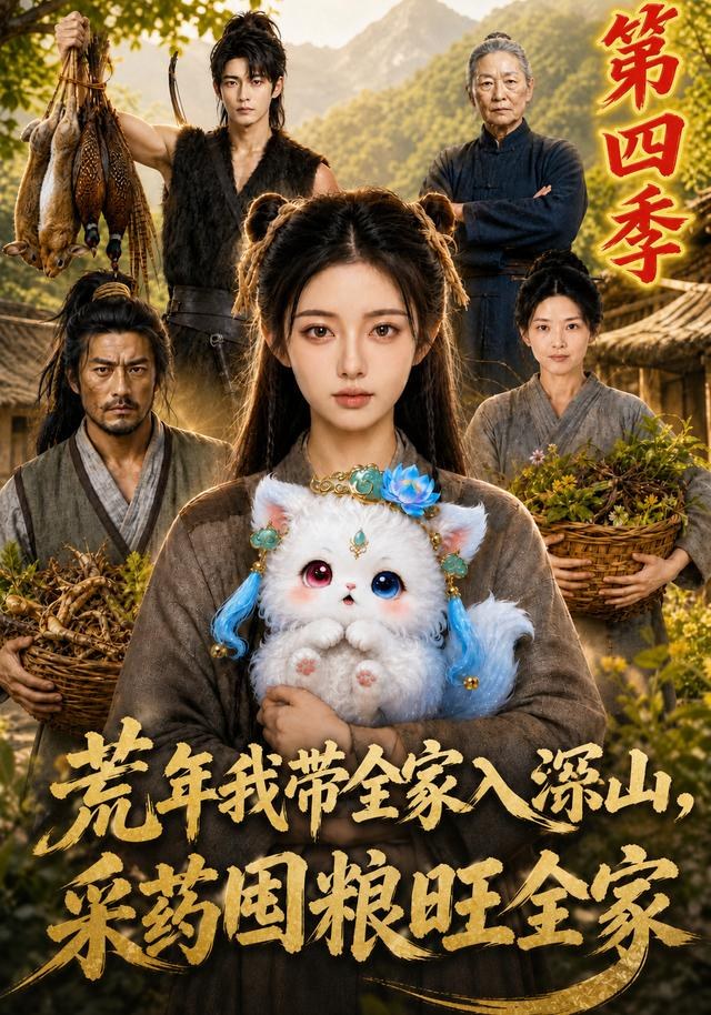 荒年我带全家入深山，采药囤粮旺全家第四季
