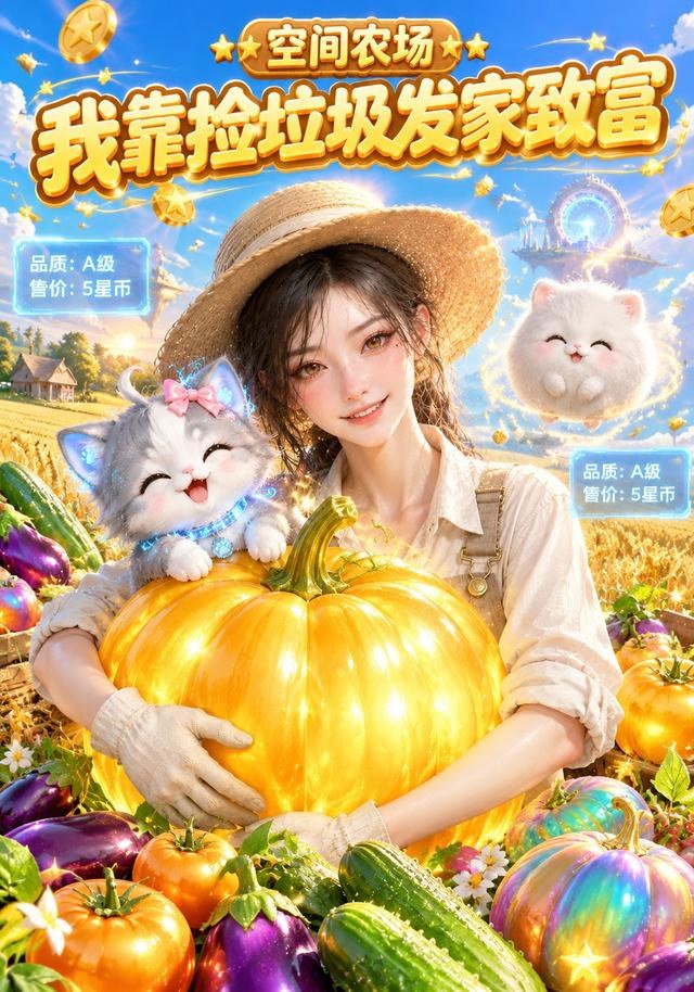 空间农场：我靠捡垃圾发家致富